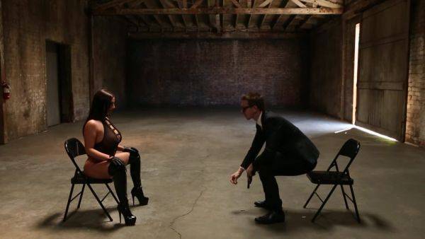 Squirting busty anal babe Angela White on breastful.com