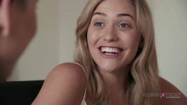 Mia Malkova, Riley Nixon - First Love - busty blonde babes make out on breastful.com