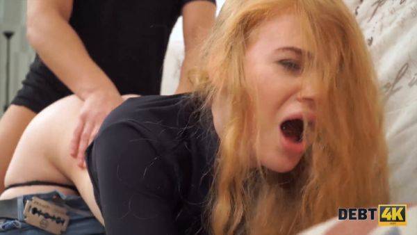 Busty blonde Eliz Benson pays off her debt with a hot blowjob and hardcore anal - Russia on breastful.com