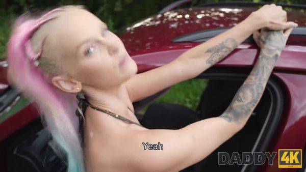 Stepdaughter gets her busty blonde pussy pounded by an old man in POV - Czech Republic on breastful.com