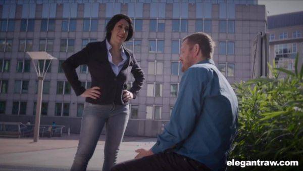 Theres always time for sex breaks - busty brunette Eloa lombard in office sex scene on breastful.com