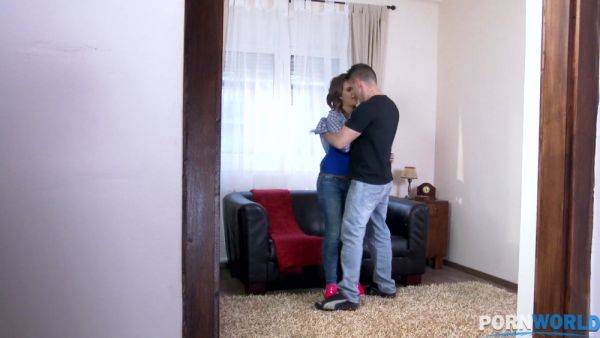 The Horny Gardener - Busty Babe Gets Jizzed On Natural Tits - PornWorld - Hungary on breastful.com