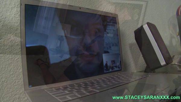 Busty Stacey Saran Gets A Neighbor To Cum Over And Bang Her - STACEYSARANXXX on breastful.com