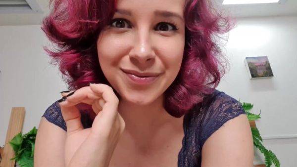 JOI masturbation instructions with busty redhead mon - Hd fetish solo - Brazil on breastful.com