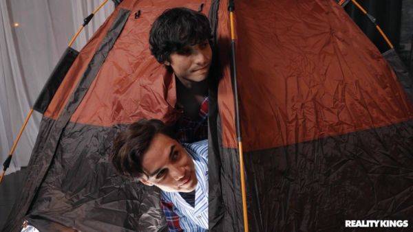 Lil Campers Sleepover Reality Threesome w Ricky Spanish his Horny Busty Stepmom - Spain on breastful.com