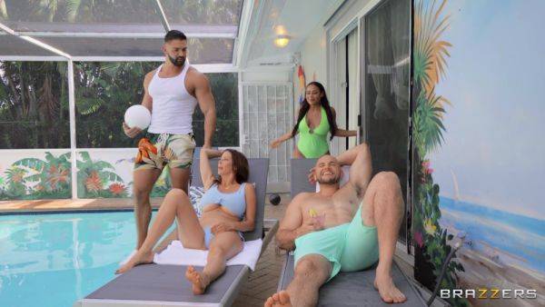 Busty bitch craves the other man's huge dick for a little intimate fun on breastful.com