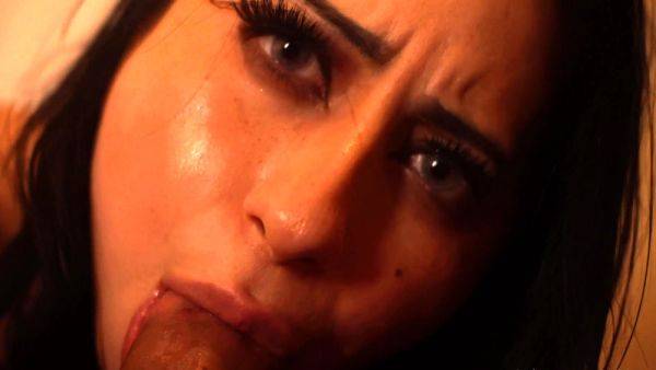 Tit fucked busty brunette blowjob babe sexy pov action on breastful.com