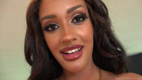 Ebony Zoey Sinn Busty POV amateur hardcore - Big black tits on breastful.com