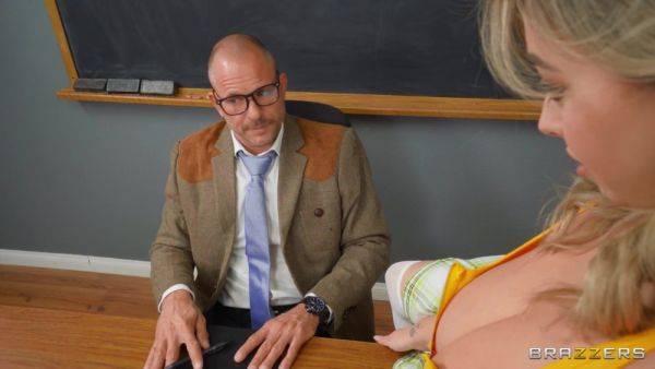 Cocky teacher Scott Nails bangs his busty student on breastful.com