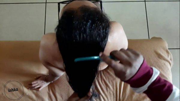 Indian busty slave gets her hair play and cumshot in S5 E3 - India on breastful.com