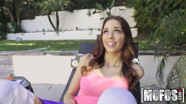 Madi Meadows & her busty friends flash and suck like they're owned on breastful.com