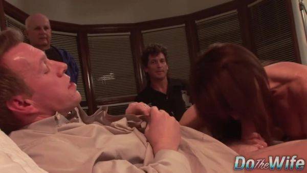 Cuck Brings His Busty Wife Jenla Moore to a Porn Session and Watches on breastful.com