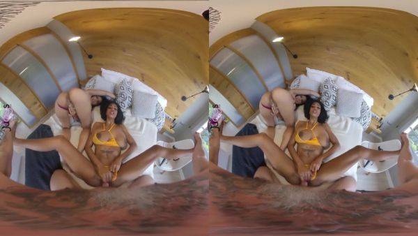 Tina Fire And Katrina Moreno In Busty Latinas on breastful.com