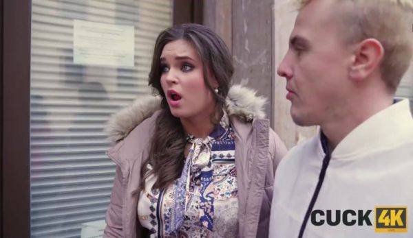 Euro reality hardcore with busty brunette: Passive and Aggressive - Cuckold on breastful.com