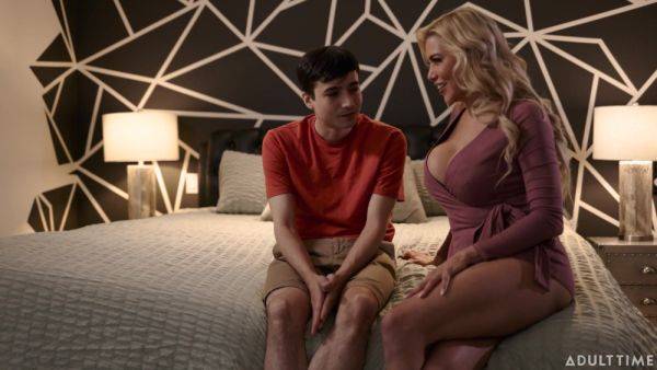 Busty mom needs young cock in her greedy love holes on breastful.com