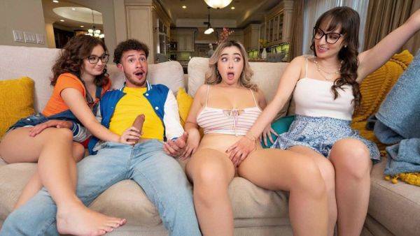 Lexi Luna Sex Lunch - reality group sex with busty brunette mom on breastful.com