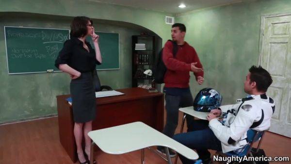 Horny Student 18+ Dicks His Nerdy Busty Brunette Milf Teacher Violet Raye Aka Violet Spice - Reality on breastful.com