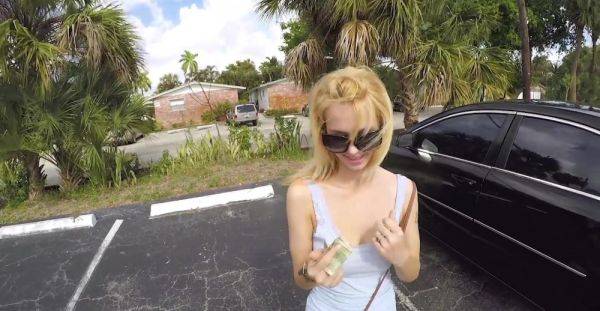 Busty blonde doll likes being filmed when she takes her dose of cock on breastful.com