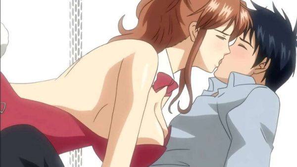 Busty Step Mom Gives Blowjob to Stepson in Uncensored Hentai - Japan on breastful.com