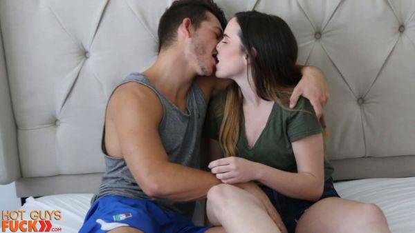 Johnny America dominates in a wild frat party with busty babes on breastful.com