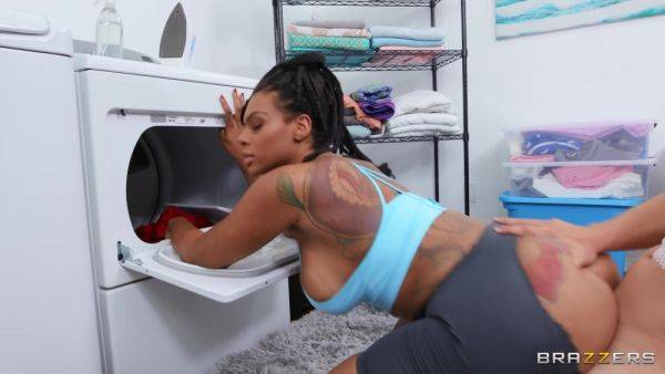 Hot Busty Fucks Her Buddy With Halle Hayes on breastful.com