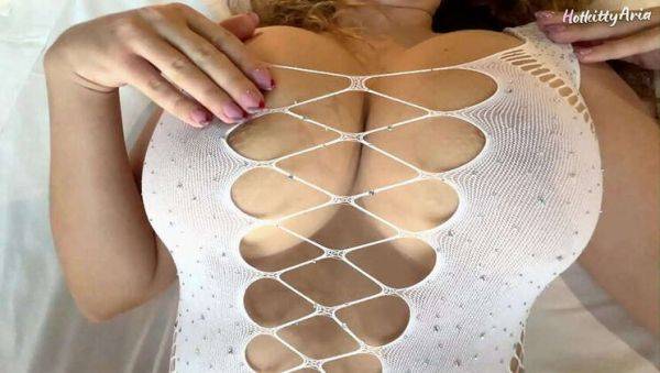 Busty Blonde Latina Makes Me Cum with Her Huge Fantasy Boobs - Homemade Amateur Porn on breastful.com