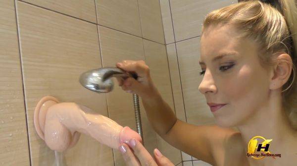 Busty Star Blowjob And Cum In Mouth With My New Dildo 5 Min With Katerina Hartlova on breastful.com