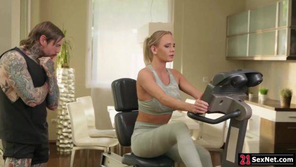 Nina Heels In Busty Girlfriend Making Bf Rim Her Ass on breastful.com