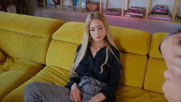 New to the Scene: Busty Blonde Loves Two Cocks - GP1529 on breastful.com