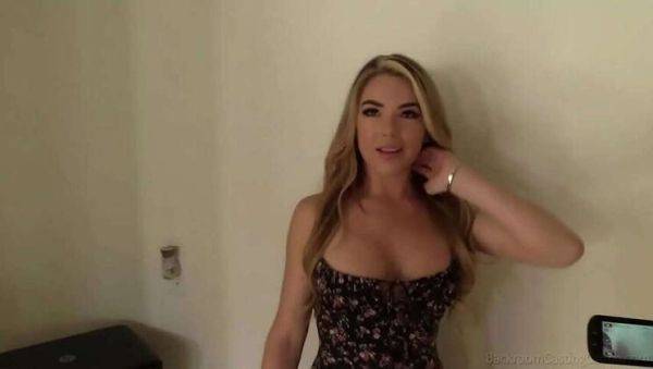 Backroom Casting Couch: Busty Blonde Tess' Debut - Blowjob, Piercing, and Creampie on breastful.com