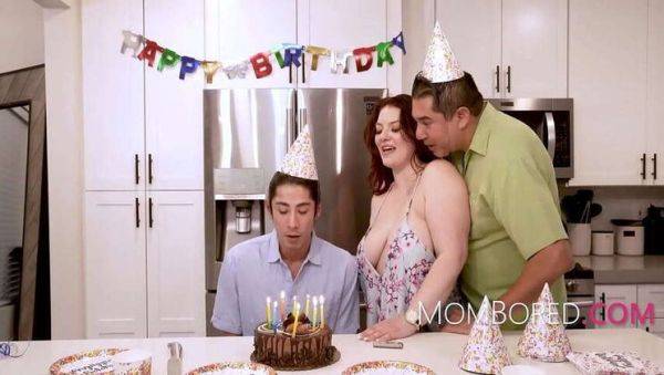 Busty MILF Stepmom Gets Birthday Surprise Free Use By Stepson - Emmy Demur on breastful.com
