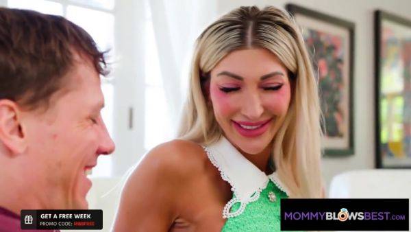 My Hot New Blonde Busty Stepmommy Sucked Me Off on breastful.com