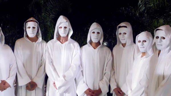 Busty Tanned Latina Fucked In A Sex Cult Initiation on breastful.com