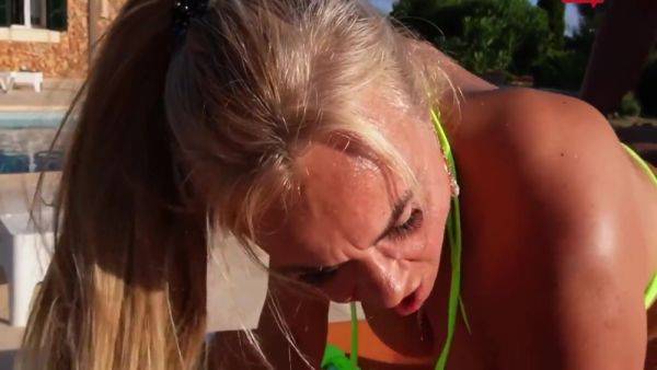 Busty Milf Seduces The Pool Boy on breastful.com