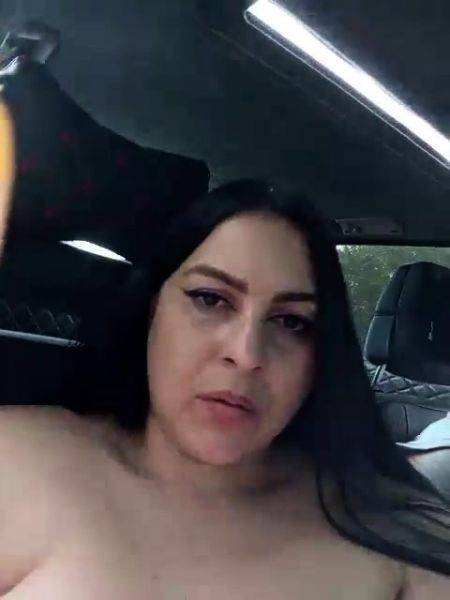 Busty brunette solo masturbation on breastful.com