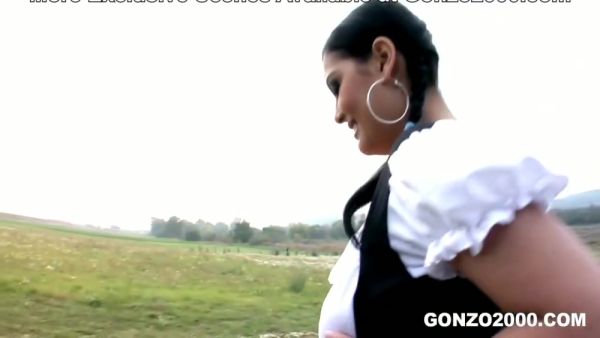 Jasmine Black And Freddy Dalton - Busty Peasant Girl Busts My Nuts At on breastful.com