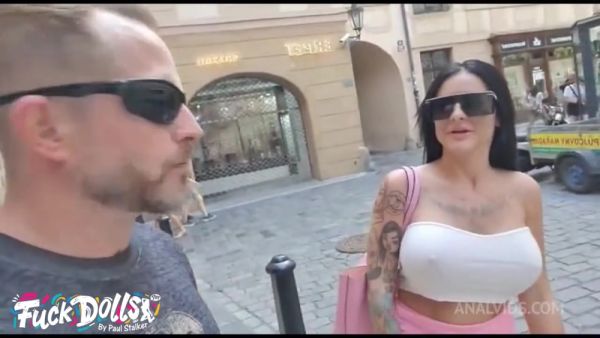 Busty Inked Bombshell Barbie Esm Rough Ass Destruction, Deepthroat on breastful.com