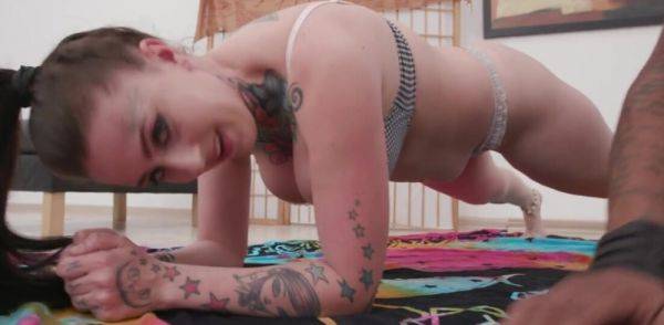 BBC Creampie for Busty Nicky Ink on breastful.com