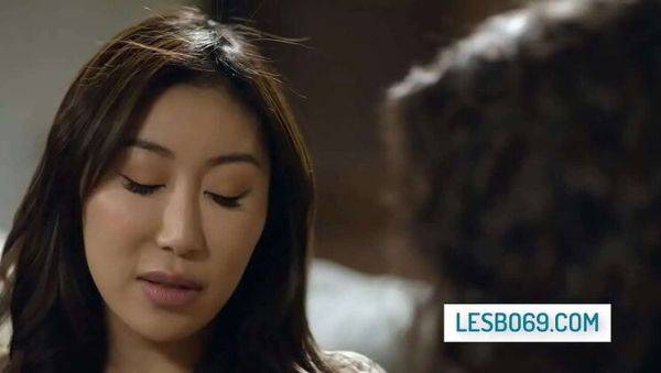 Busty Asian Lesbians Victoria Voxxx & Nicole Doshi Lick Pussy in New Home on breastful.com