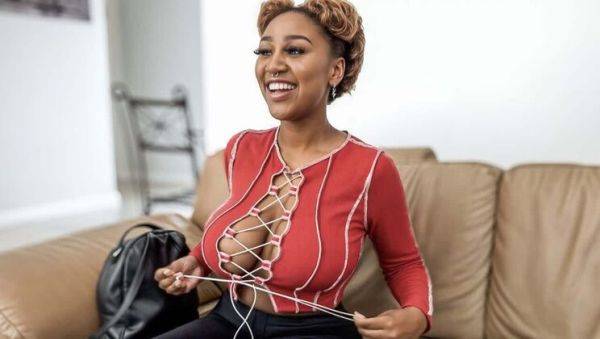 Busty Kenyan Teen Missy Mae Nails Casting Couch Audition with Hot Interracial Fuck on breastful.com