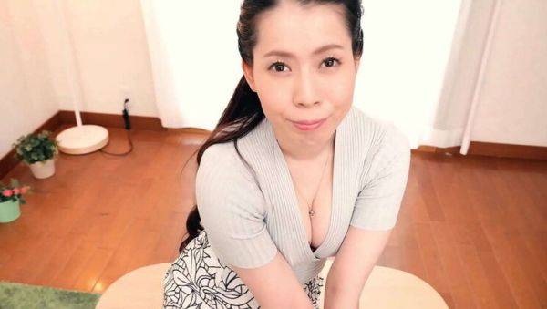 Chinatsu Hashino F Cup Busty Housewife AV Debut - Big Tits, Titty Fuck & Cream Pie! - Japan on breastful.com