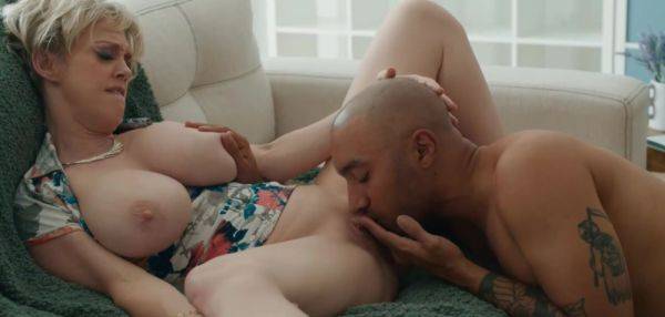 Busty shrink tittyfucks her clients bbc on breastful.com