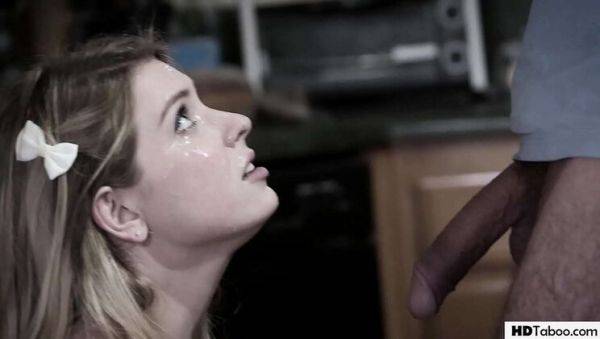 Busty College Girl Caught by Step Dad's Friend in Kitchen - Giselle Palmer, Steve Holmes on breastful.com