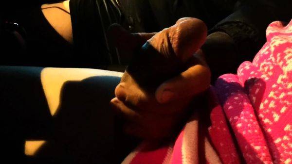 Busty black amateurs awesome pov handjob on breastful.com