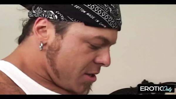 Busty Brunettes Randi & Cailey in Classic Hardcore Bedroom Madness on breastful.com