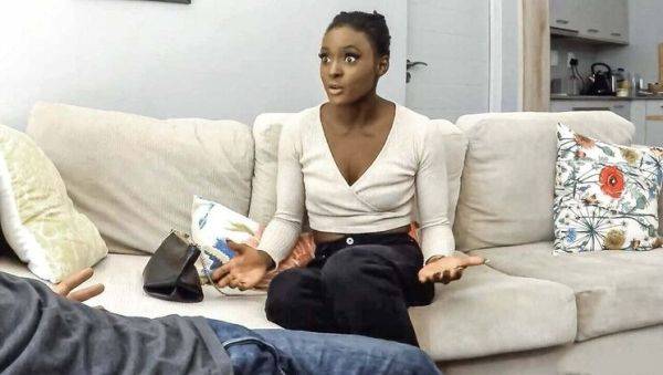 Busty African Teen Sucks Big Cock in Hot Home Casting - Rough Blowjob & Hardcore Fuck! on breastful.com