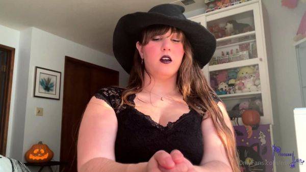 Busty curly brunette with big boobs fucks on couch on breastful.com