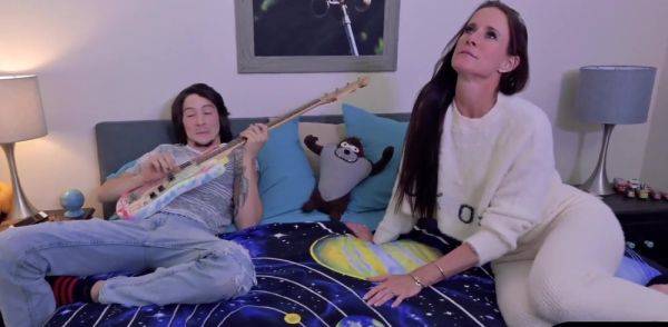 Busty MILF Sofie Marie Gets Anal Creampie From Her Stepson on breastful.com