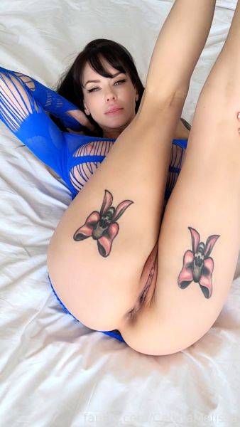 Busty curly brunette with big boobs fucks on couch on breastful.com