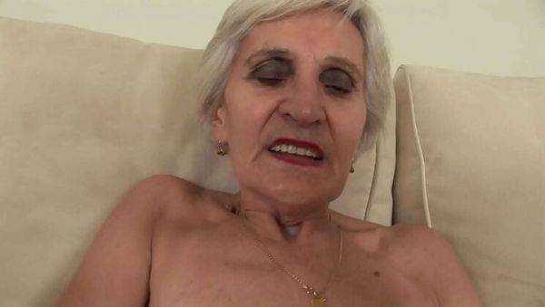 Busty Granny Gets Huge Facial from Young Stud - Mature Hairy Porn on breastful.com